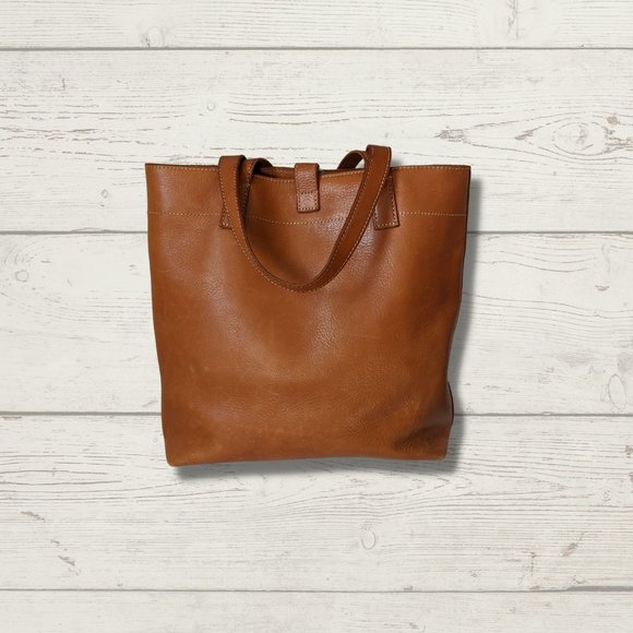 COPY - Fossil Austin Large Brown Leather Tote - Picture 3 of 7